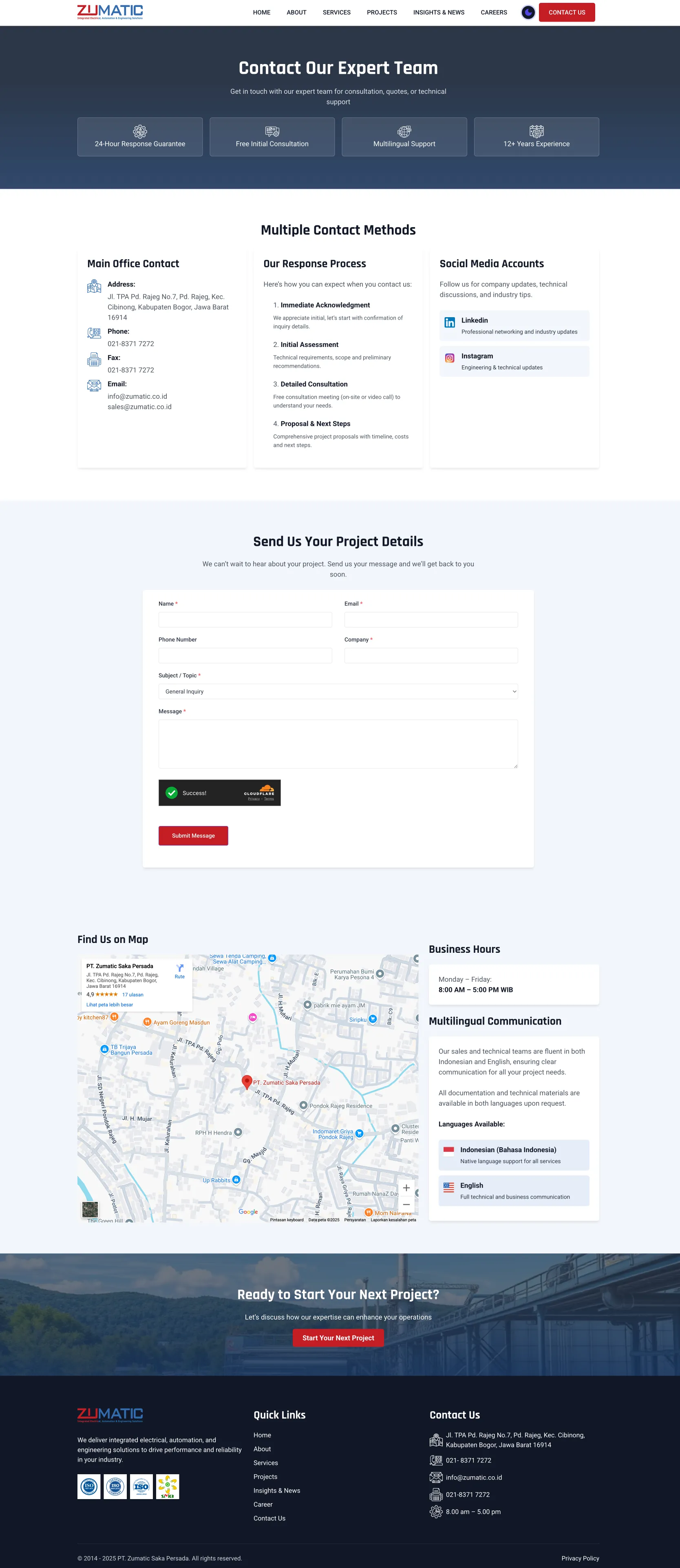 After Contact Page
