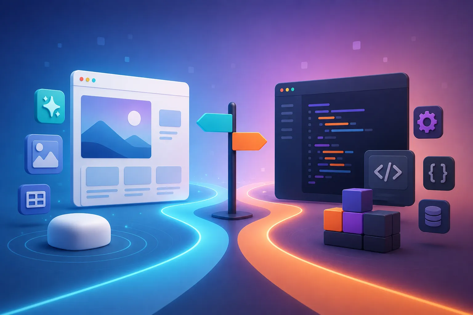 Membangun website dengan bantuan AI, kapan cukup sendiri dan kapan perlu developer